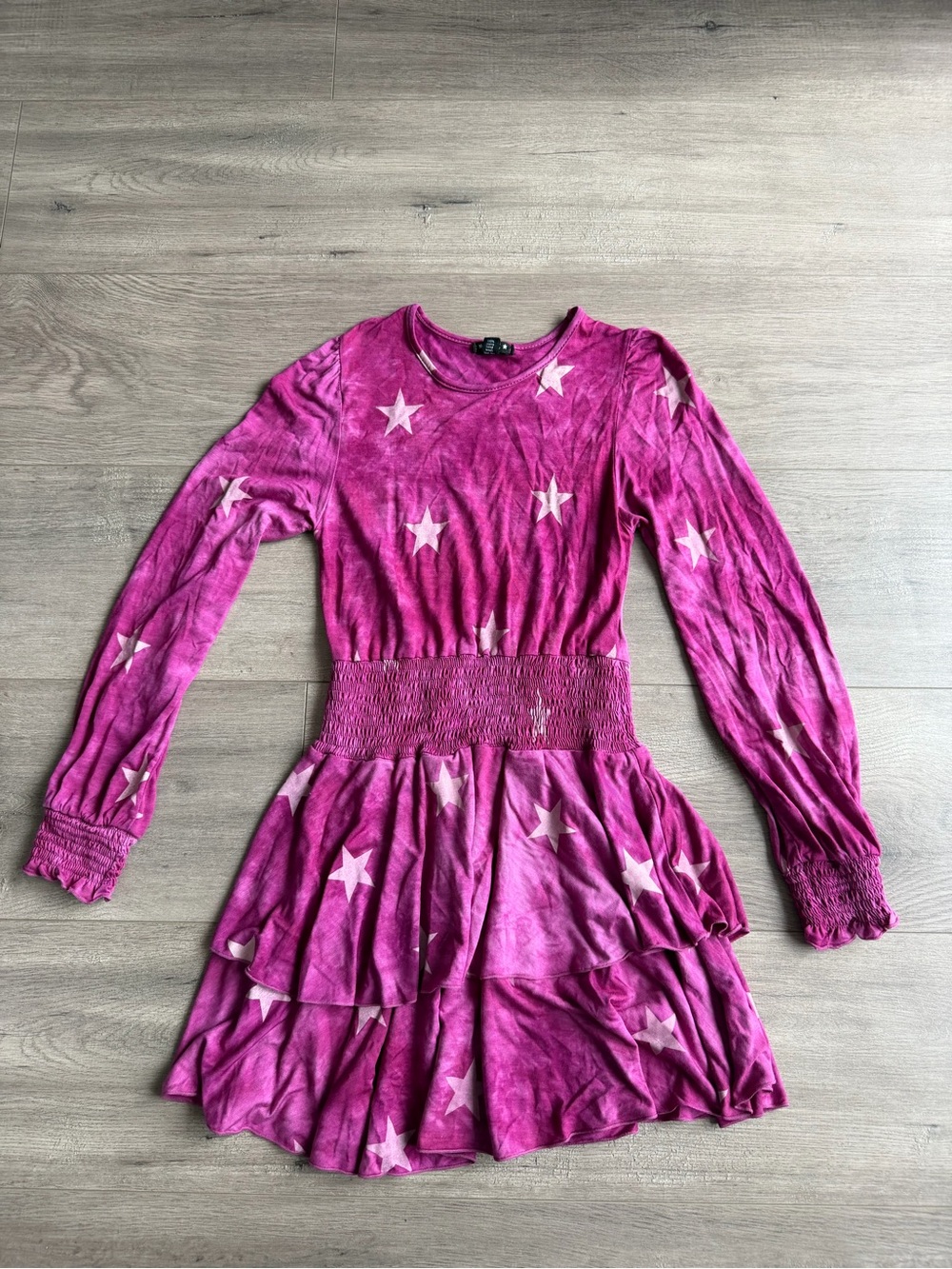 Flowers By Zoe FBZ Tie Dye Star Dress - size medium